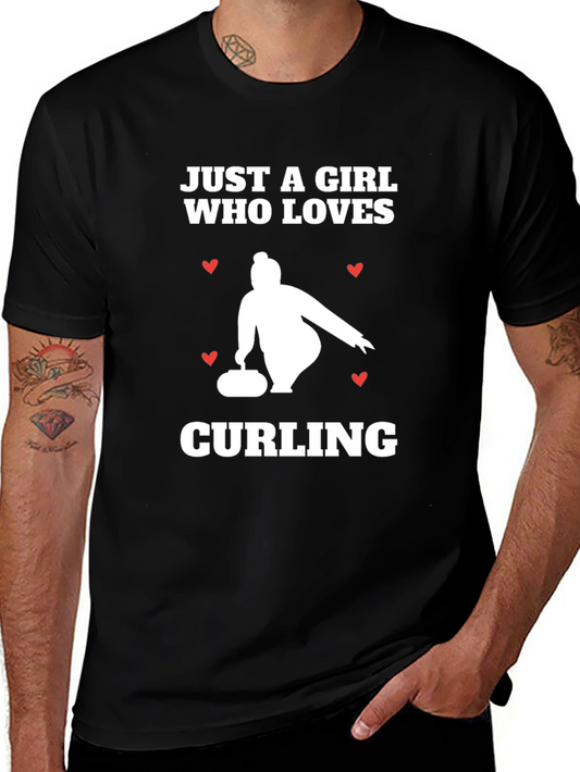 Curling Girl T-Shirt - Love of the Game