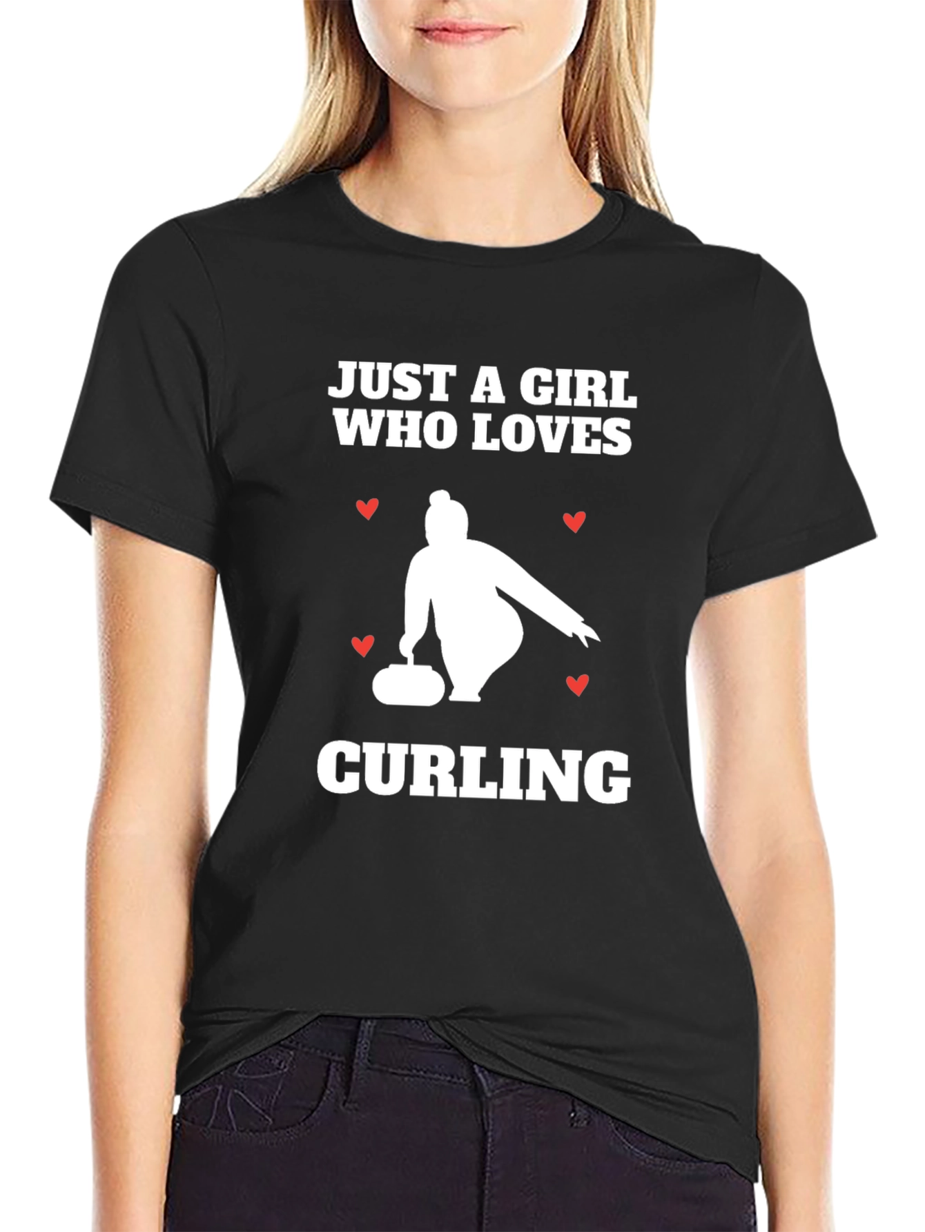 Curling Girl T-Shirt - Love of the Game