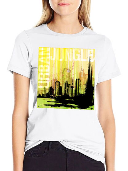 Urban Jungle Graphic T-Shirt - Mens Black Tee