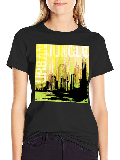 Urban Jungle Graphic T-Shirt - Mens Black Tee