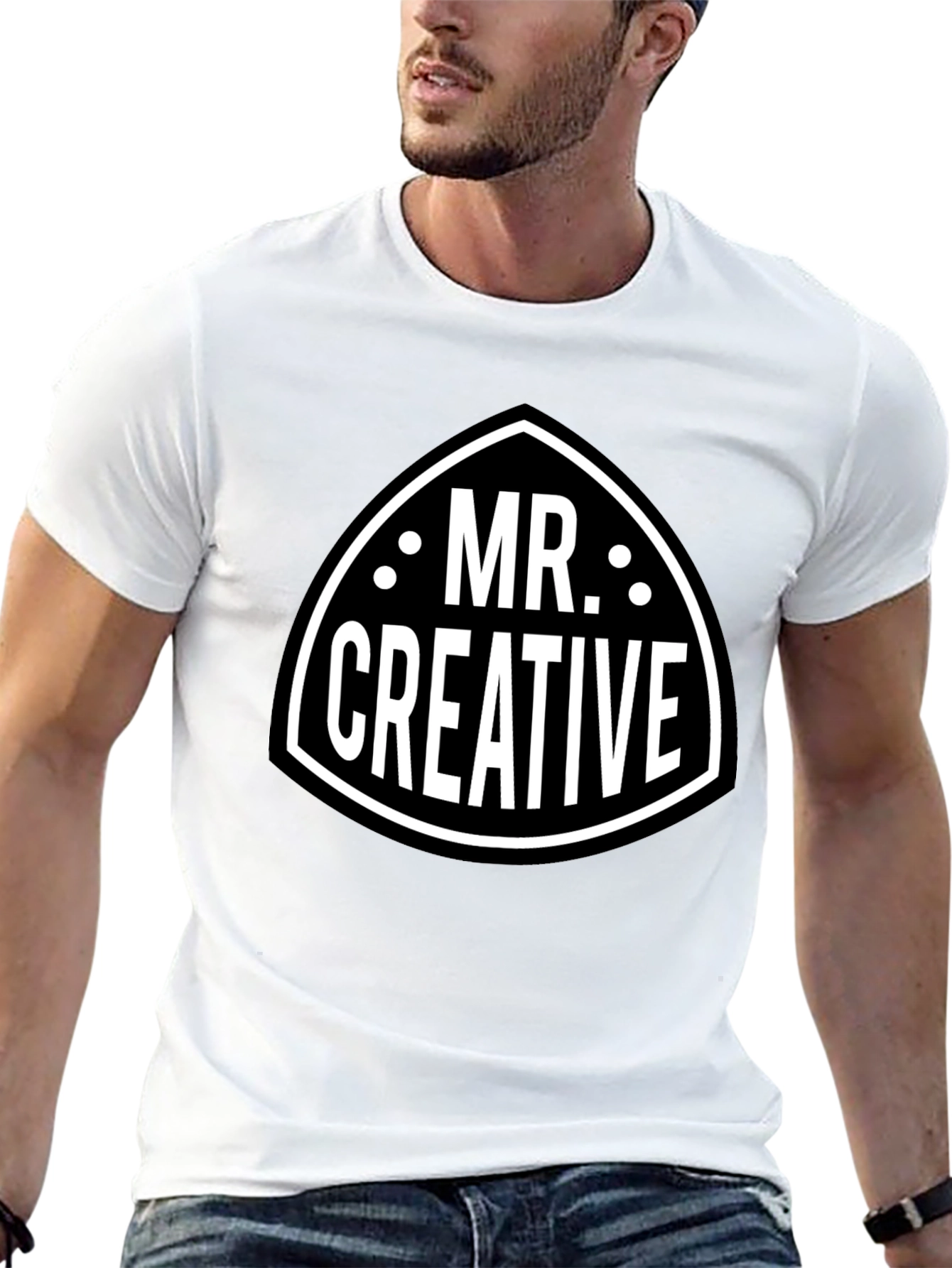 Mr. Creative Graphic Tee - Black