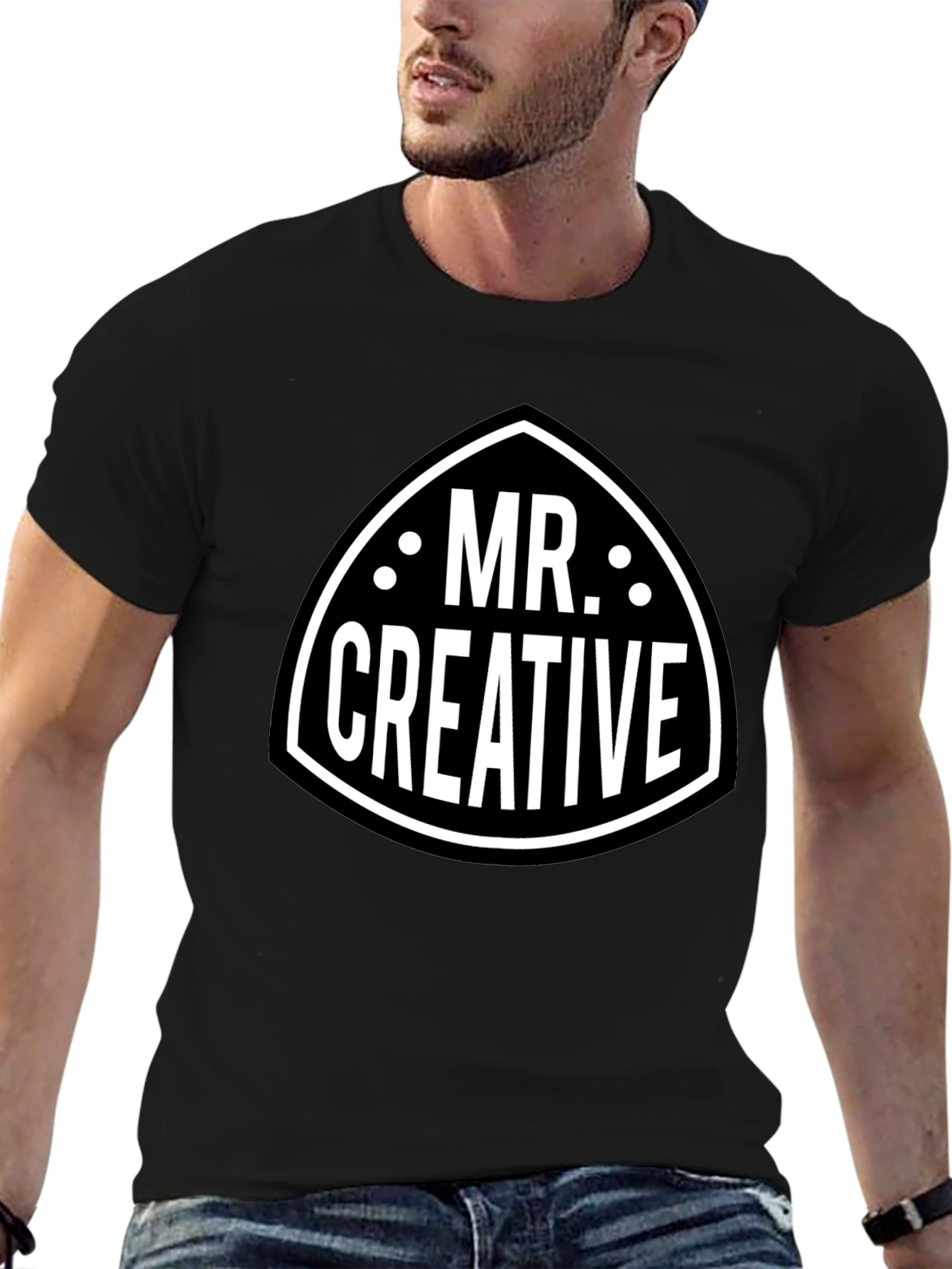 Mr. Creative Graphic Tee - Black