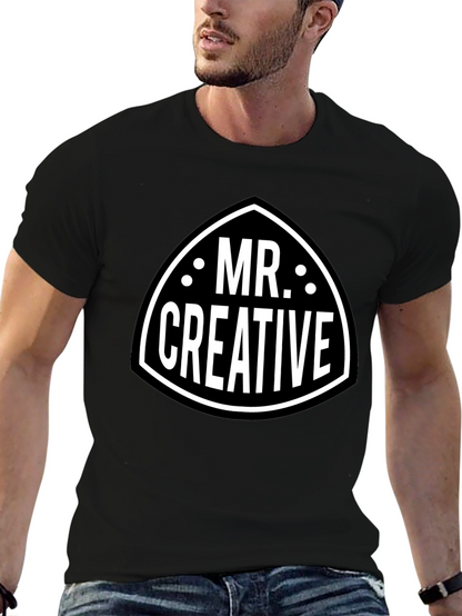 Mr. Creative Graphic Tee - Black