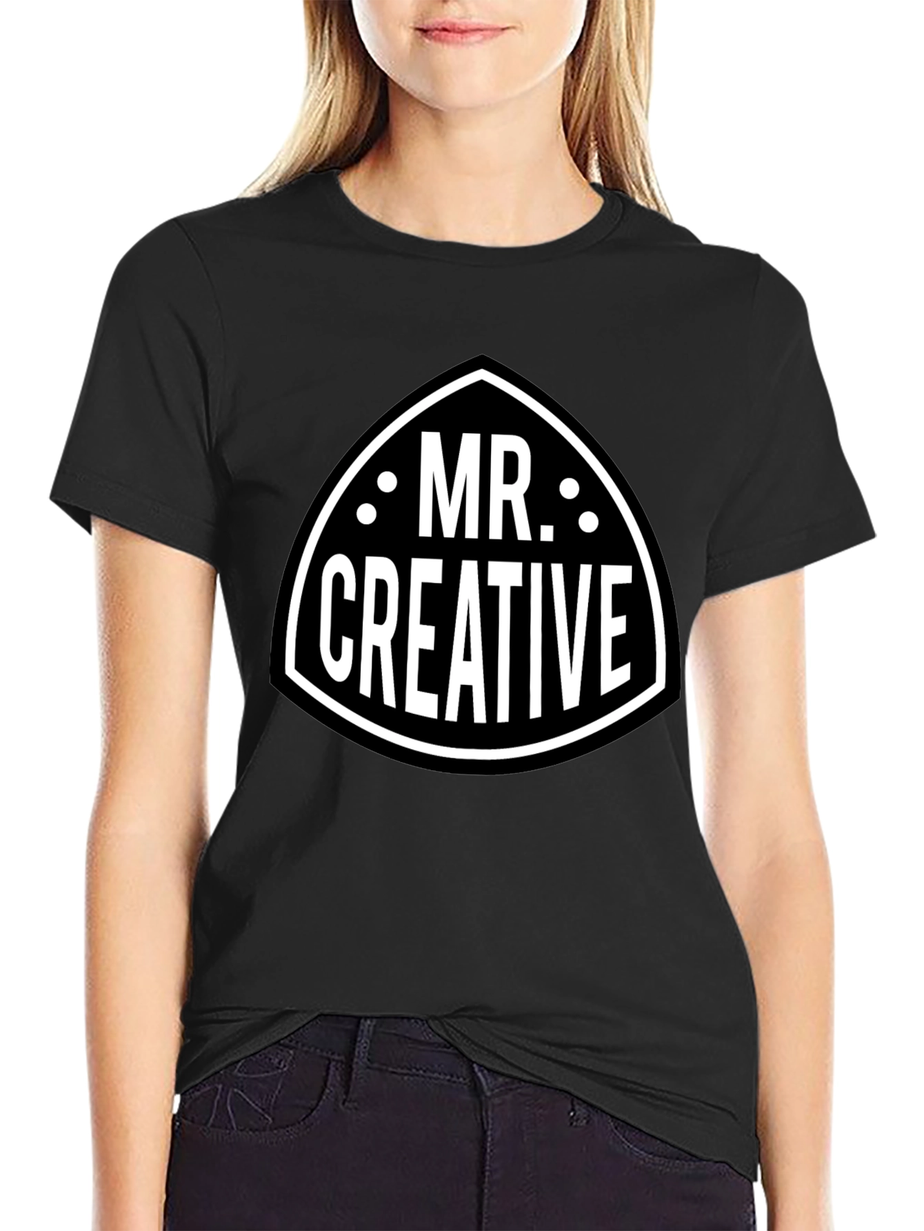 Mr. Creative Graphic Tee - Black