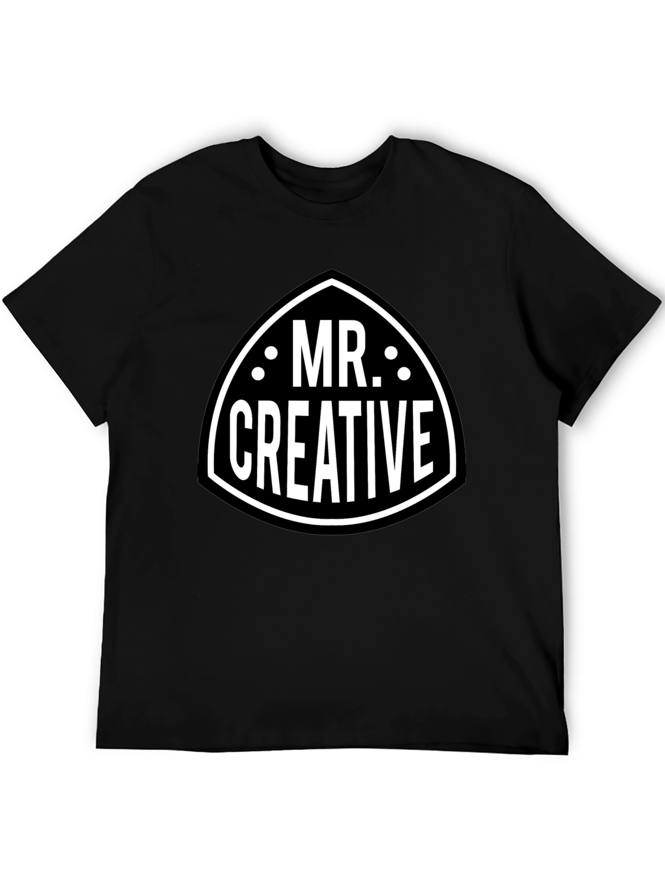 Mr. Creative Graphic Tee - Black