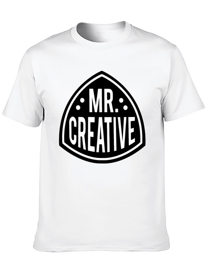 Mr. Creative Graphic Tee - Black