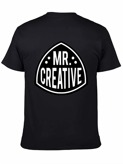 Mr. Creative Graphic Tee - Black