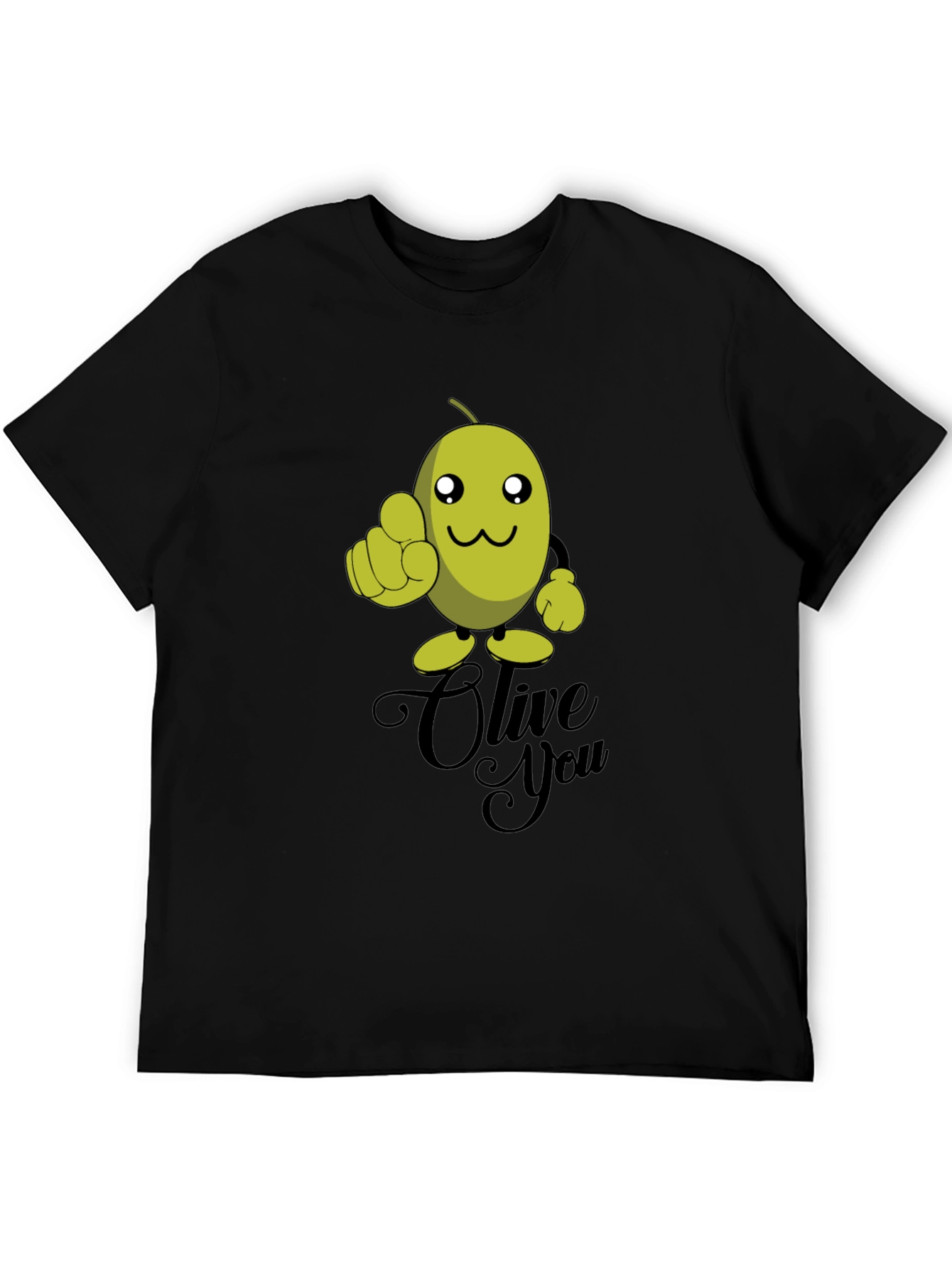 Olive You Funny Graphic T-Shirt