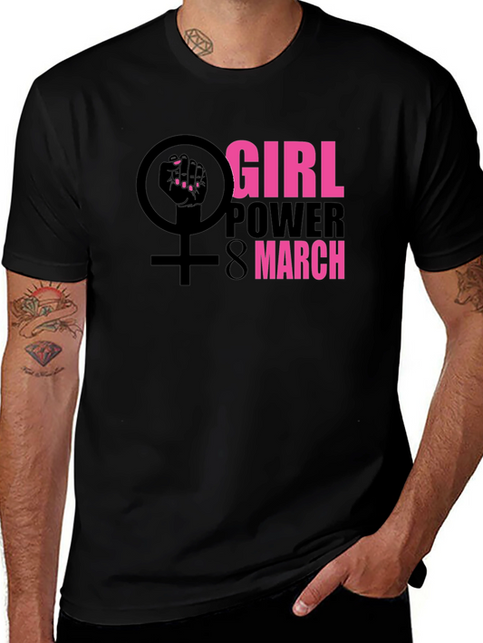 Girl Power T-Shirt Feminist March Tee