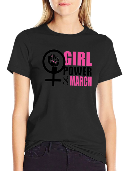 Girl Power T-Shirt Feminist March Tee