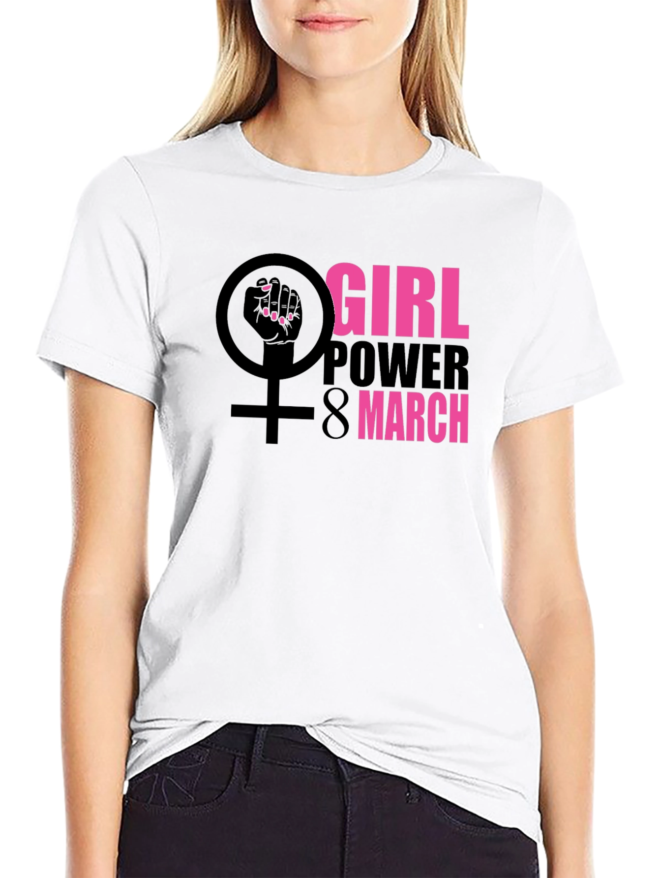 Girl Power T-Shirt Feminist March Tee