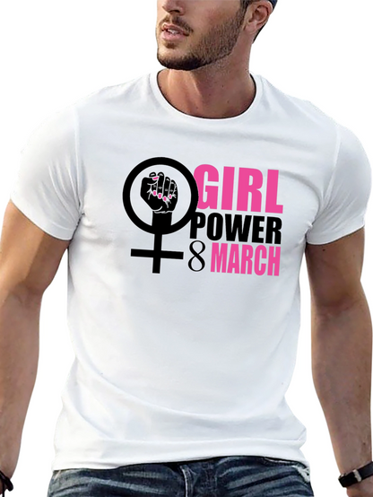 Girl Power T-Shirt Feminist March Tee