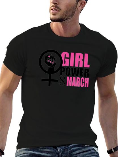 Girl Power T-Shirt Feminist March Tee
