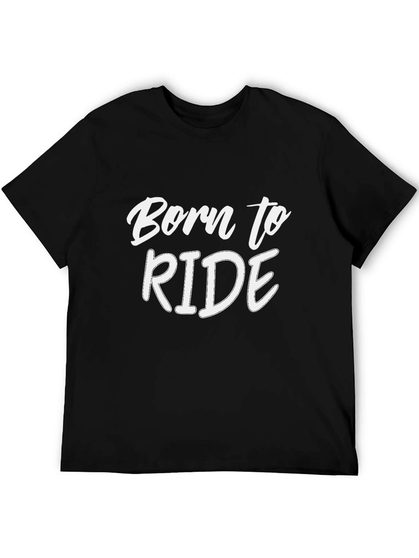 Born to Ride Black Graphic Tee