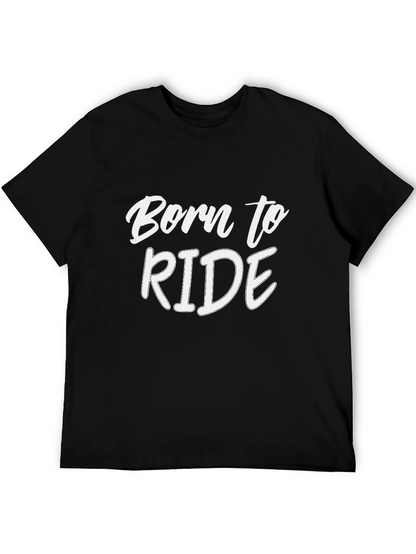 Born to Ride Black Graphic Tee