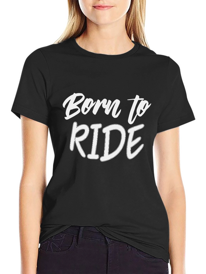 Born to Ride Black Graphic Tee