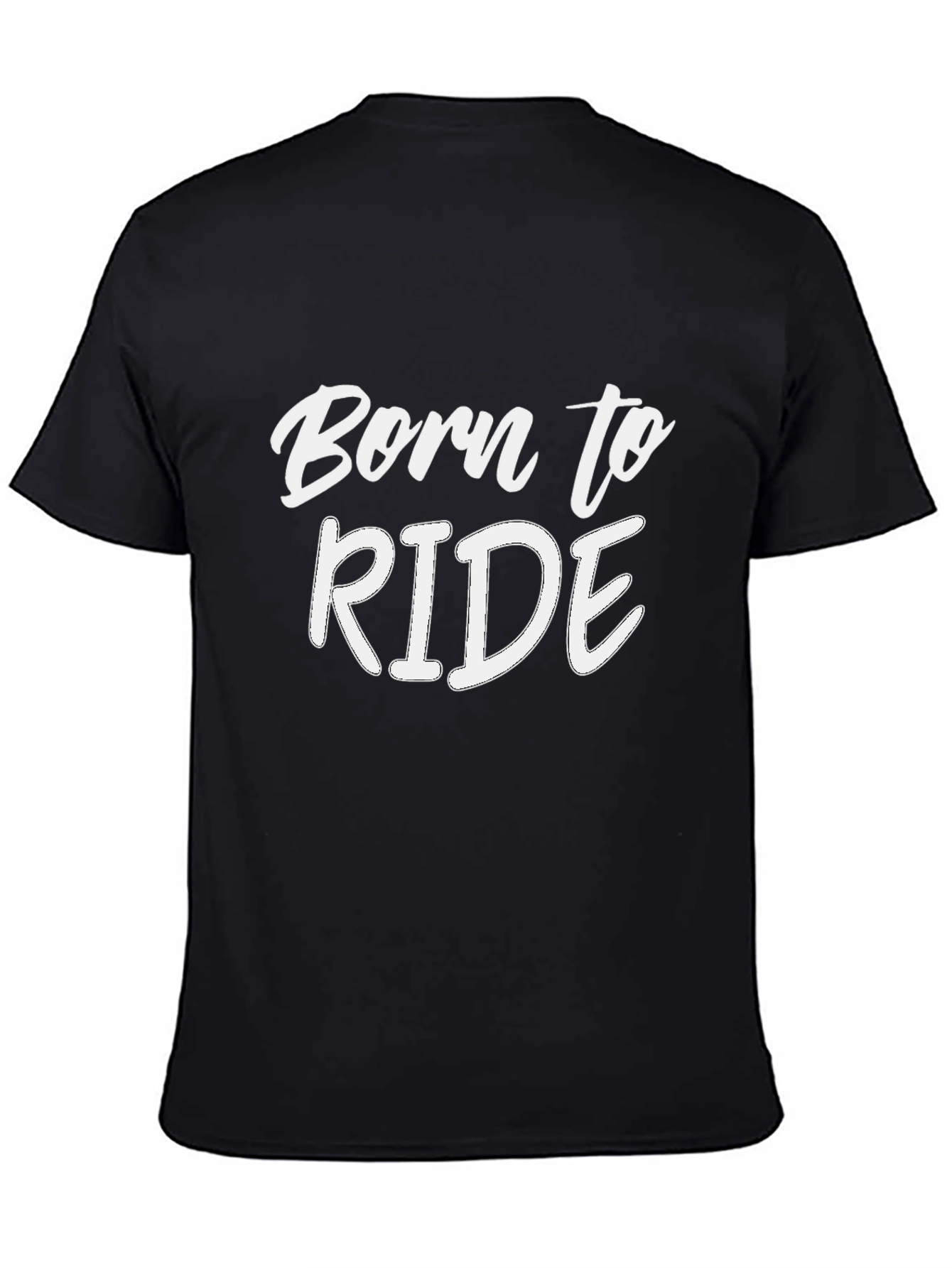 Born to Ride Black Graphic Tee