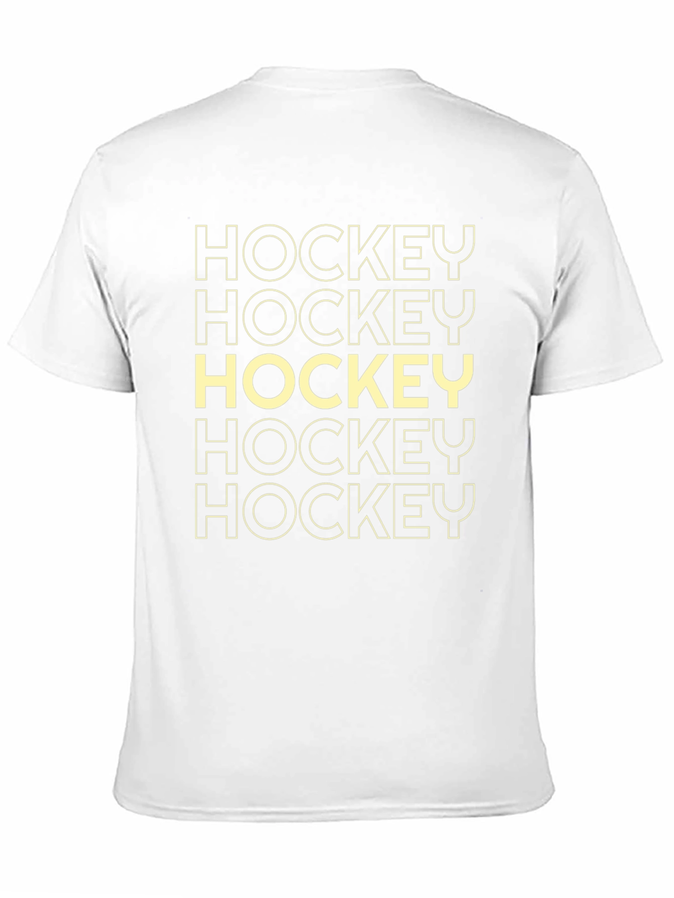 Hockey Graphic Tee - Sporty Black Cotton T-Shirt