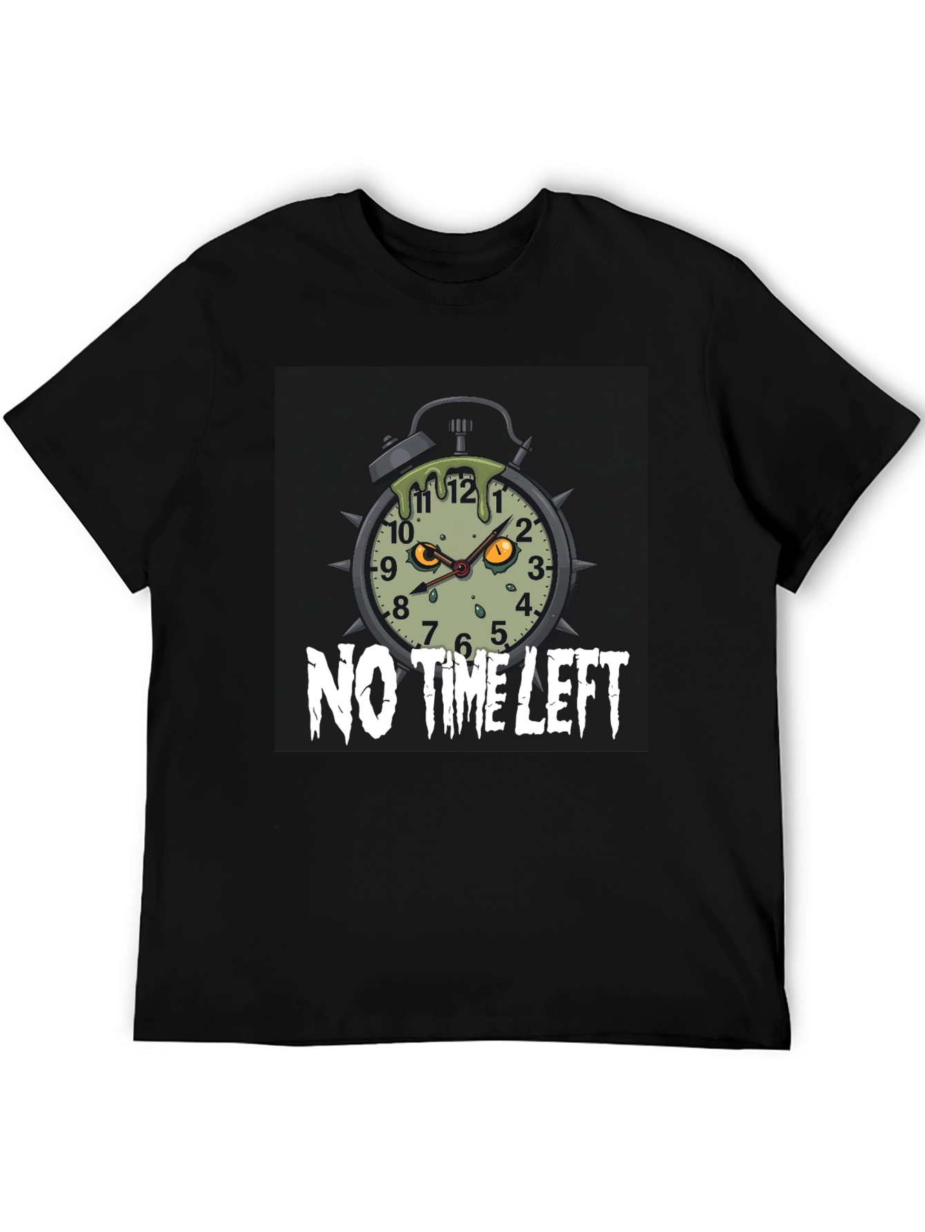 Zombie Alarm Clock T-Shirt - No Time Left