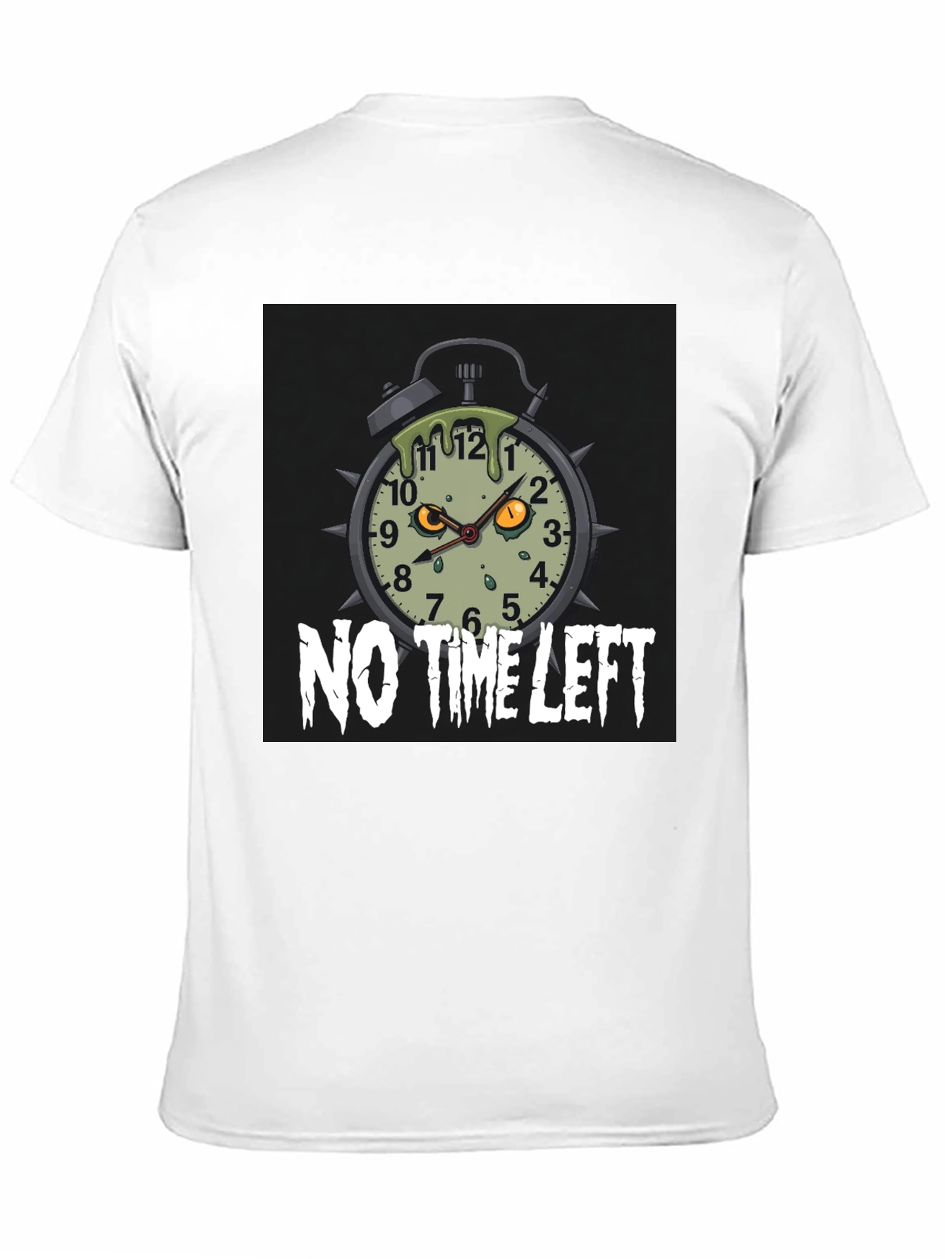Zombie Alarm Clock T-Shirt - No Time Left