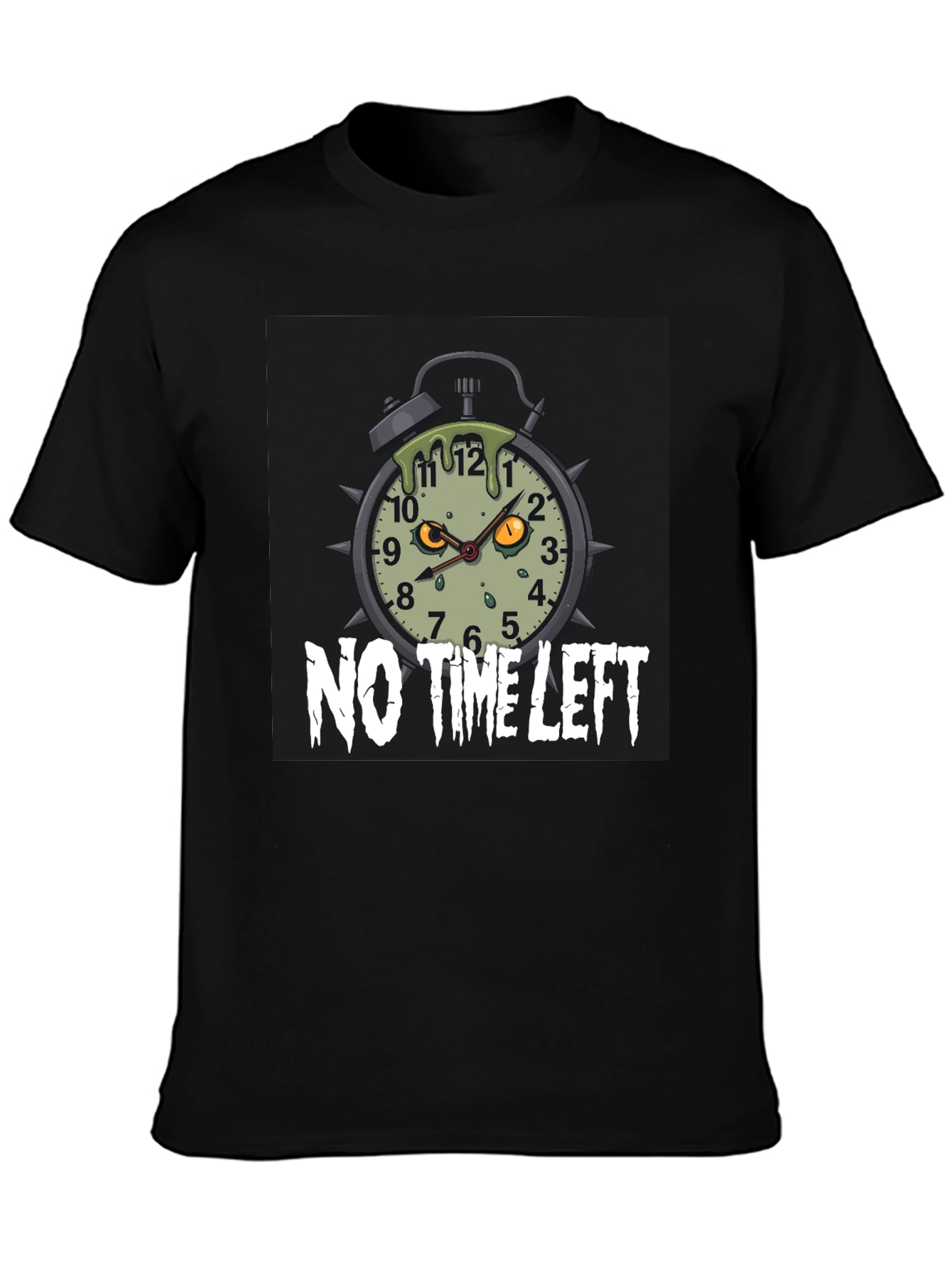 Zombie Alarm Clock T-Shirt - No Time Left