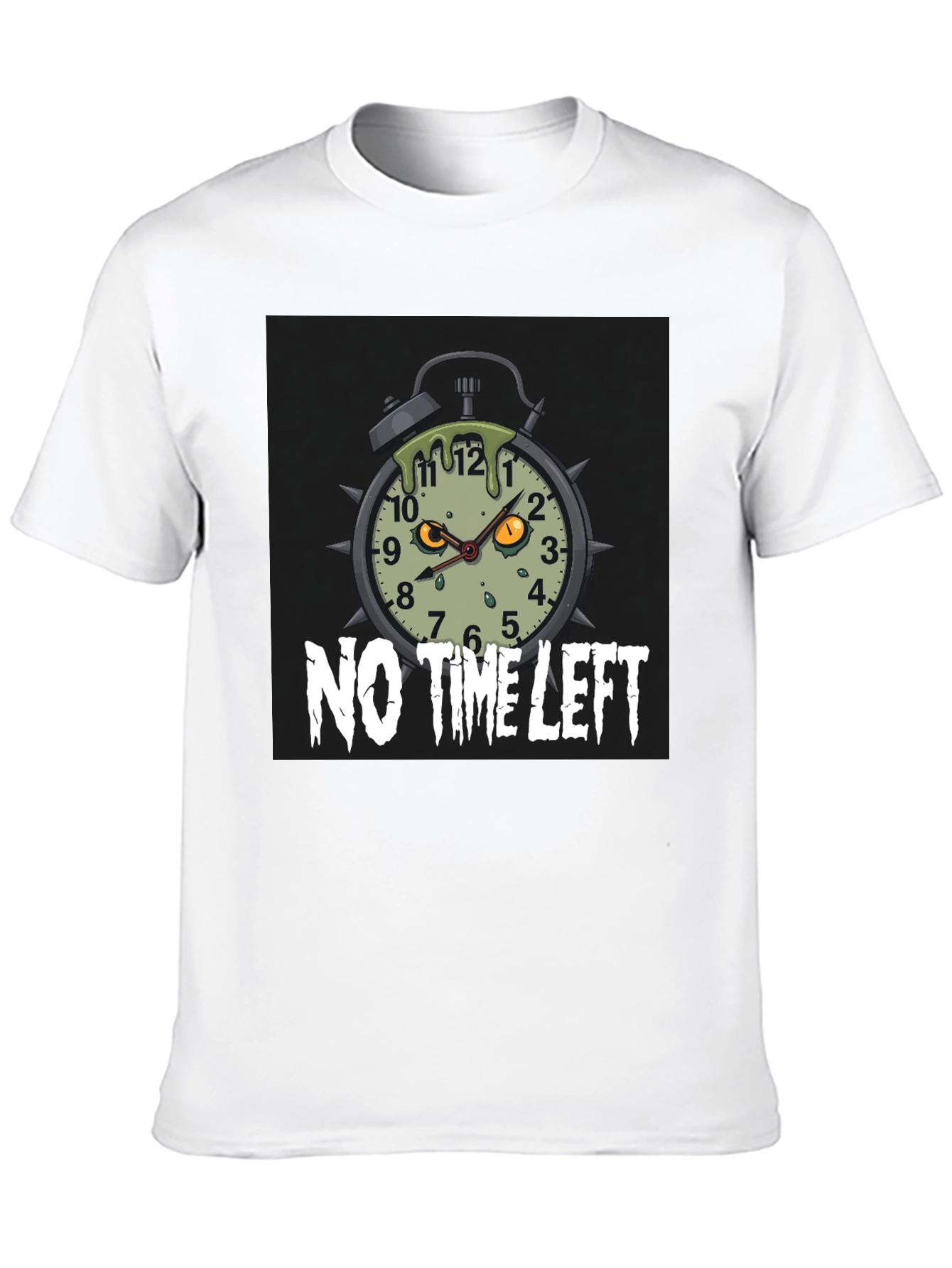 Zombie Alarm Clock T-Shirt - No Time Left