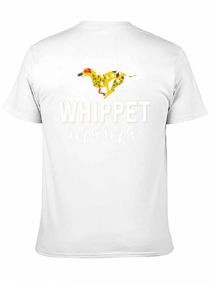 Whippet Mama Graphic T-Shirt - Dog Lover Tee