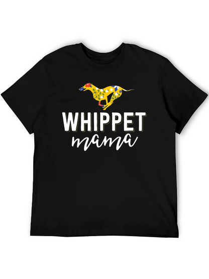 Whippet Mama Graphic T-Shirt - Dog Lover Tee