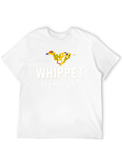 Whippet Mama Graphic T-Shirt - Dog Lover Tee