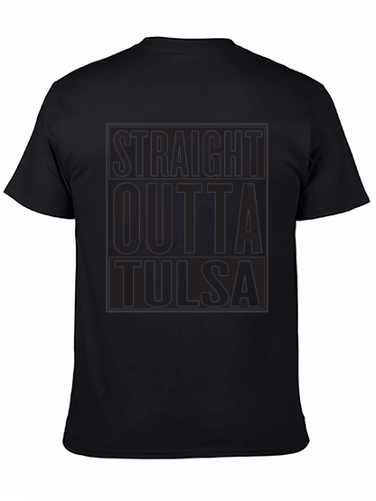 Straight Outta Tulsa Black T-Shirt