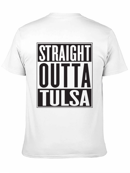 Straight Outta Tulsa Black T-Shirt