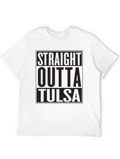 Straight Outta Tulsa Black T-Shirt