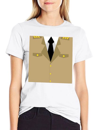 Novelty Military Uniform T-Shirt - Costume Cosplay