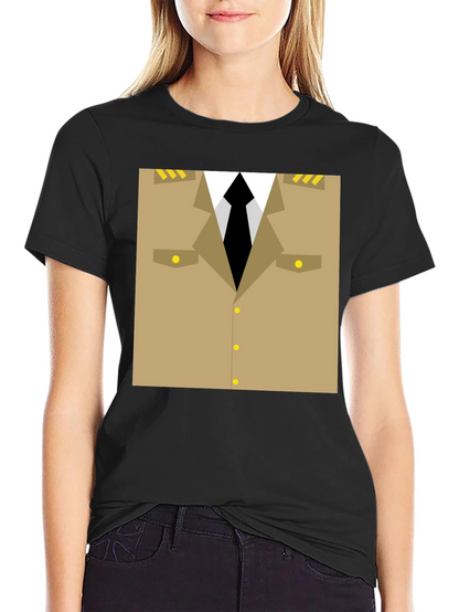 Novelty Military Uniform T-Shirt - Costume Cosplay