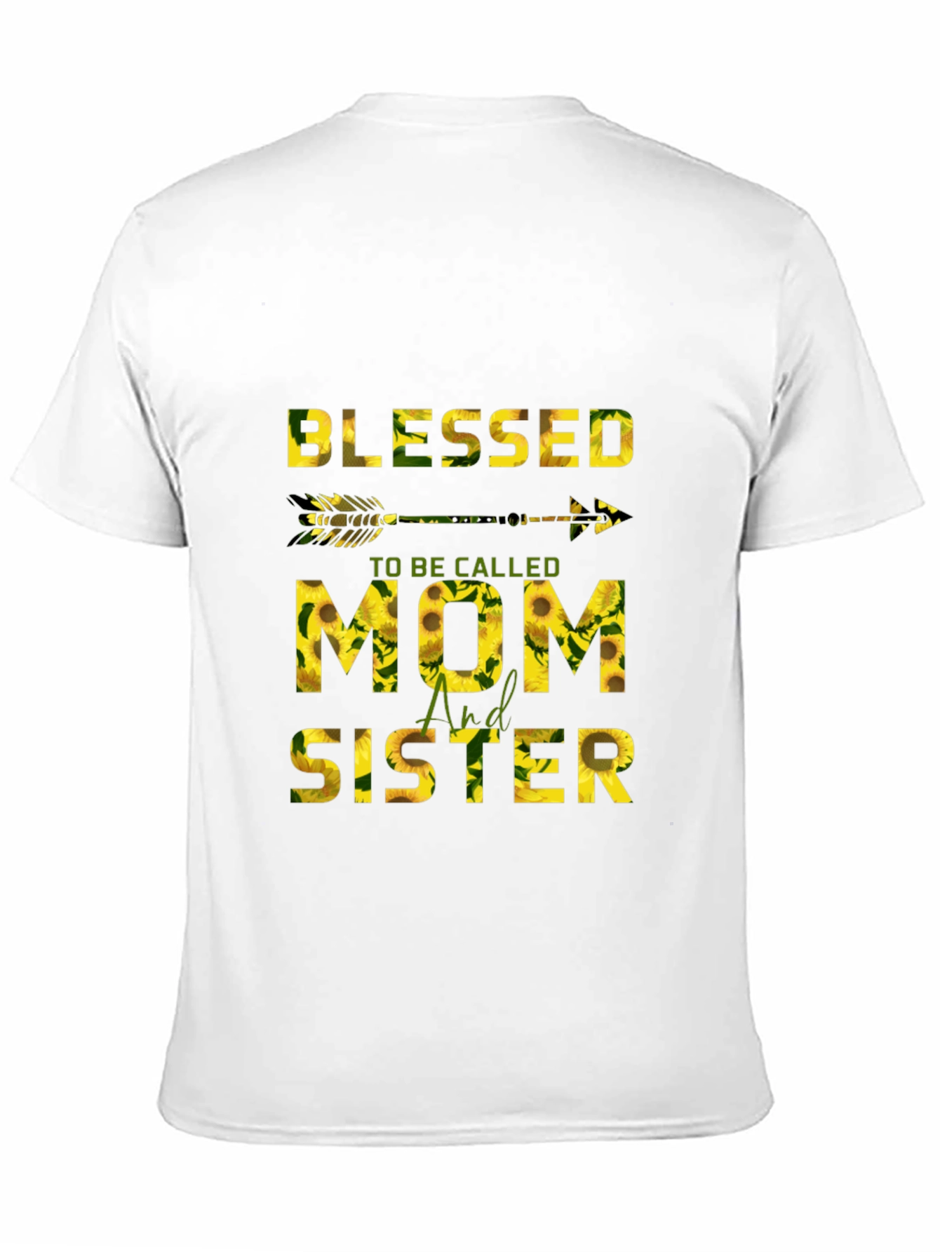 Blessed Mom & Sister Sunflower Graphic Tee