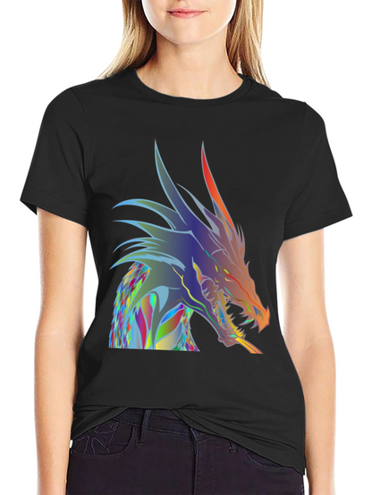 Dragon Graphic Tee - Fierce Fantasy Style