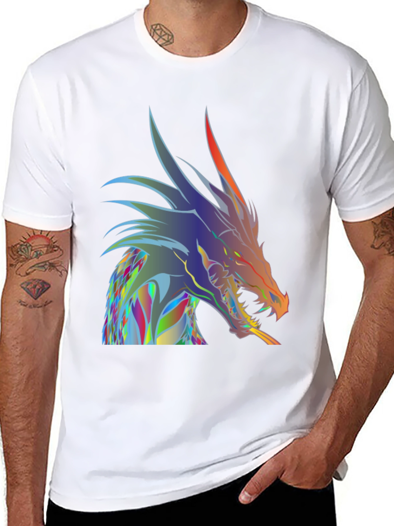 Dragon Graphic Tee - Fierce Fantasy Style