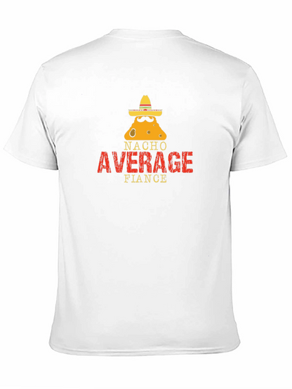 Nacho Average Fiance Graphic Tee - Black