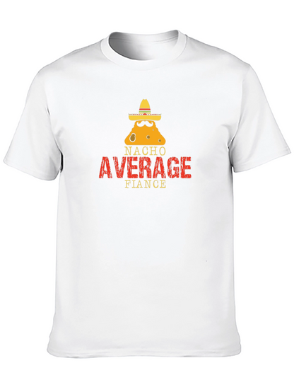 Nacho Average Fiance Graphic Tee - Black