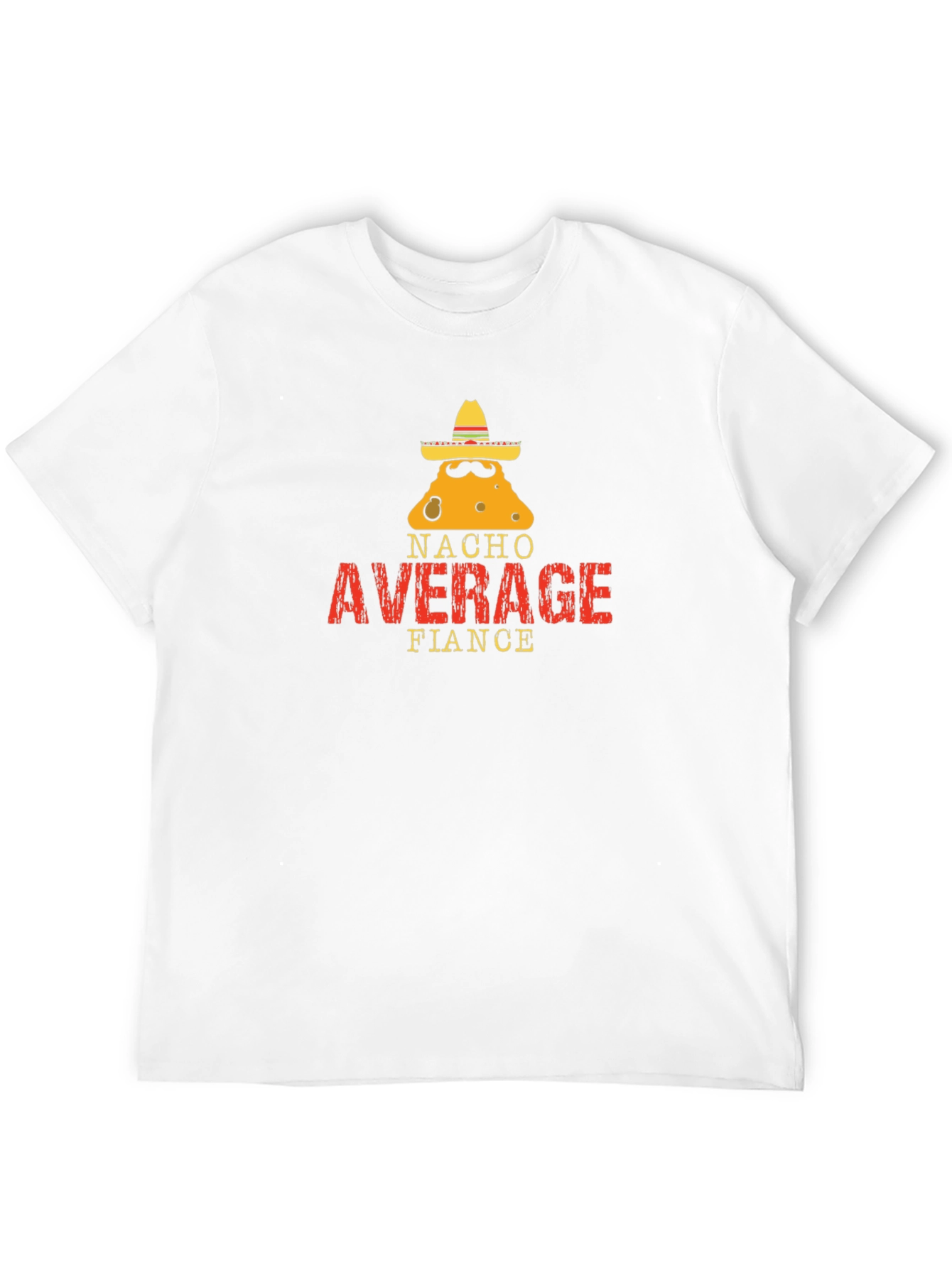 Nacho Average Fiance Graphic Tee - Black
