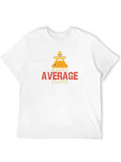 Nacho Average Fiance Graphic Tee - Black