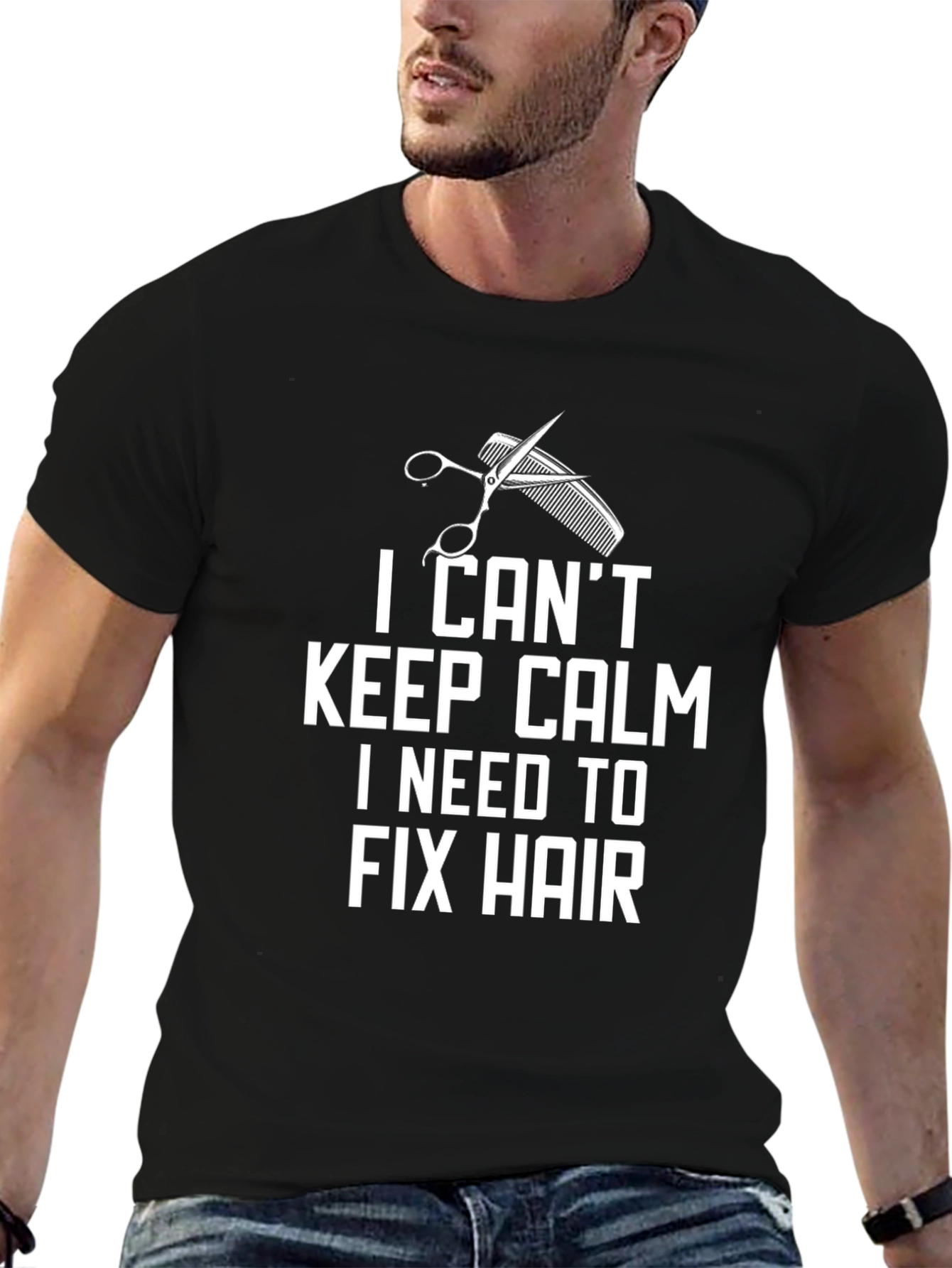 I Cant Keep Calm Fix Hair T-Shirt