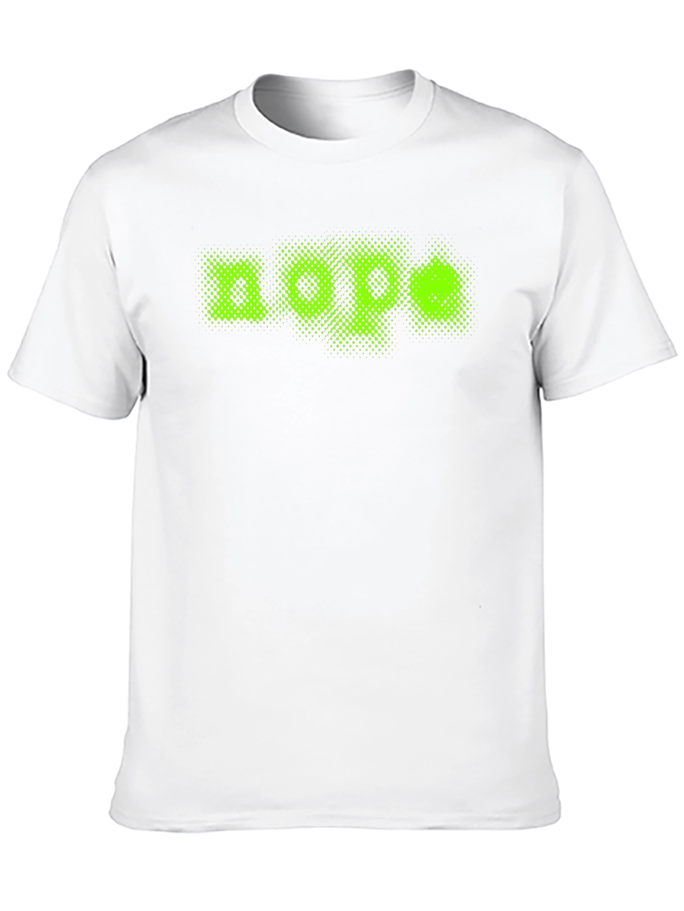 Nope Green Graphic Print Black T-Shirt