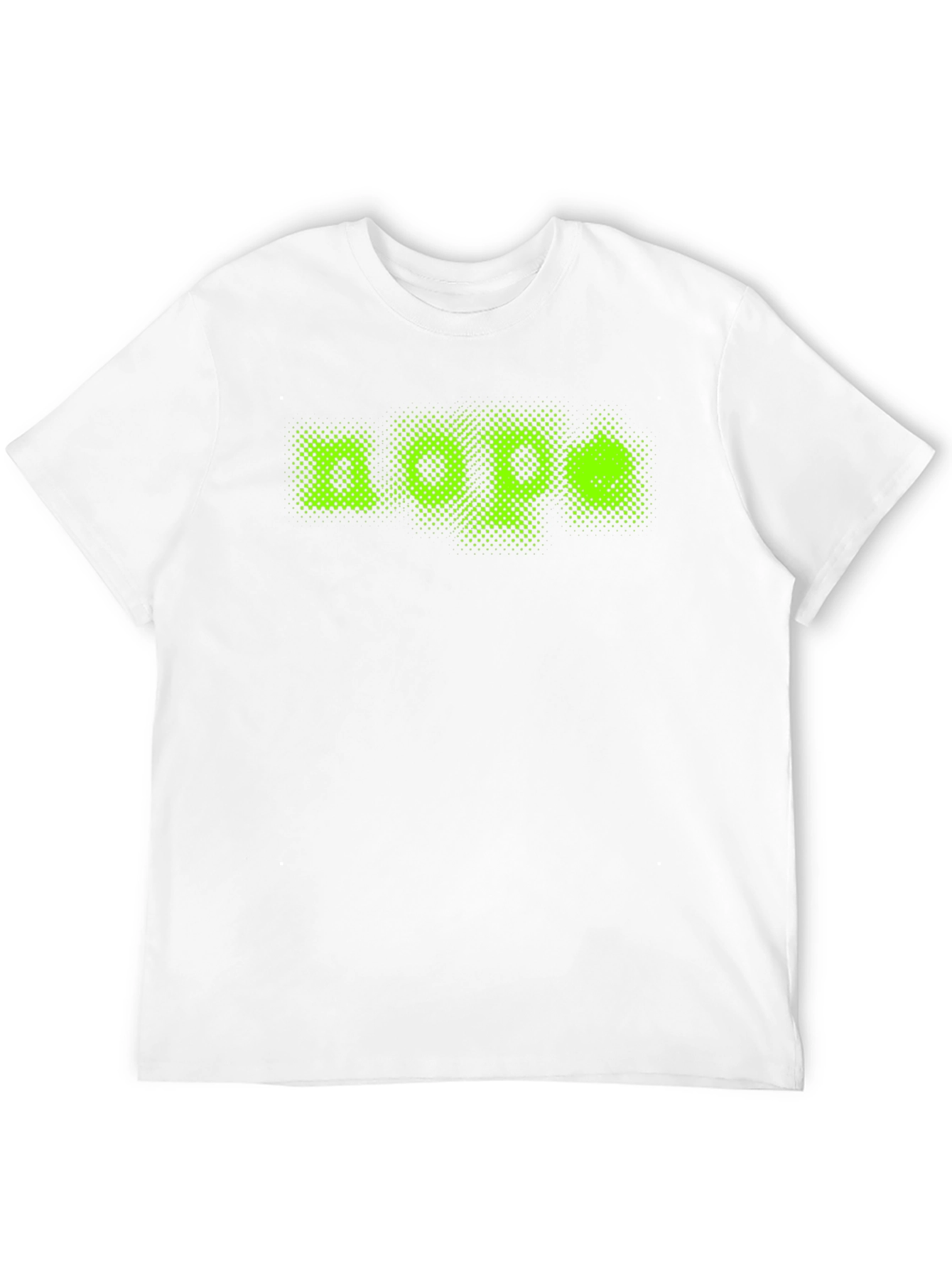 Nope Green Graphic Print Black T-Shirt