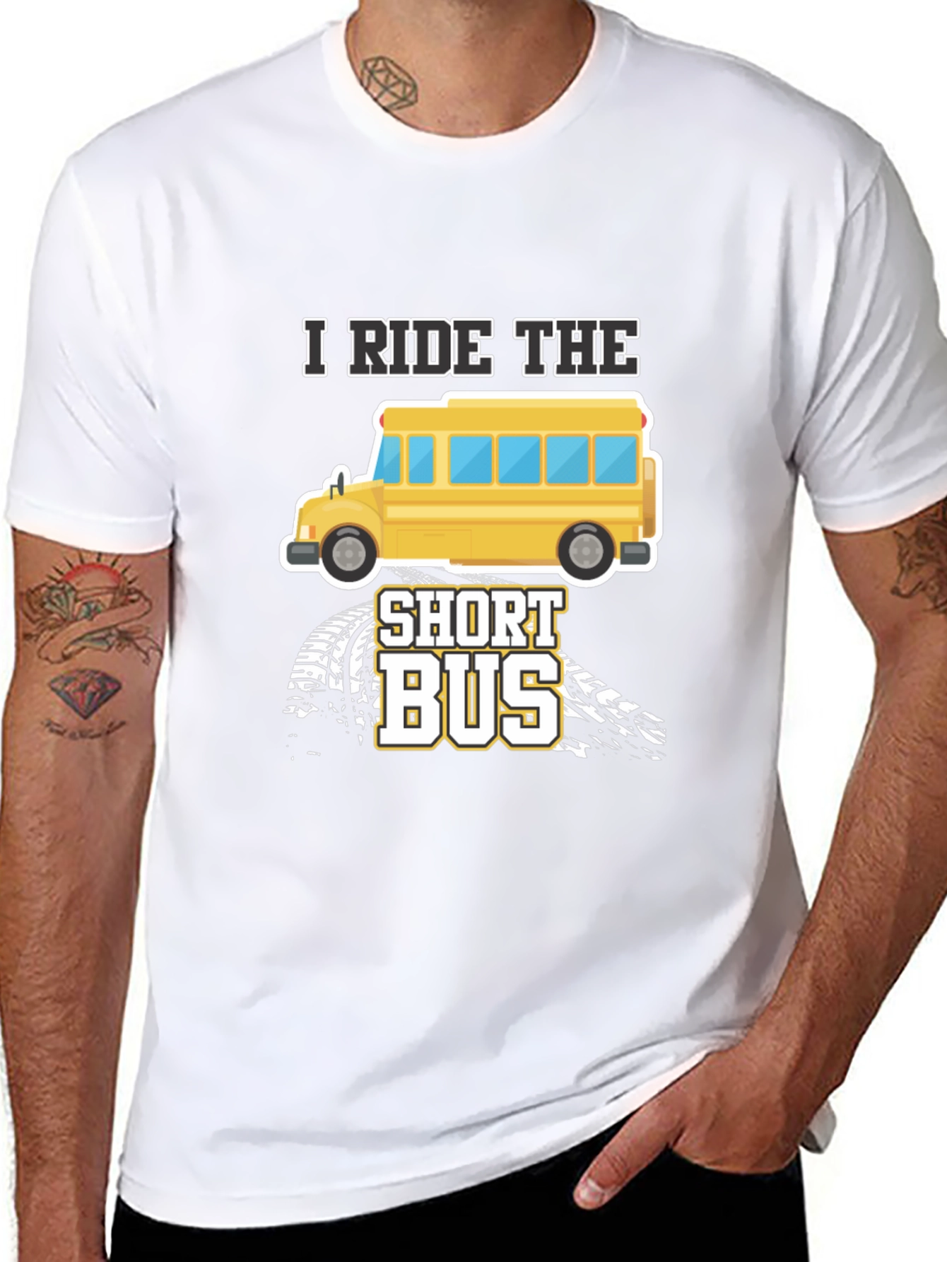 I Ride The Short Bus Graphic T-Shirt