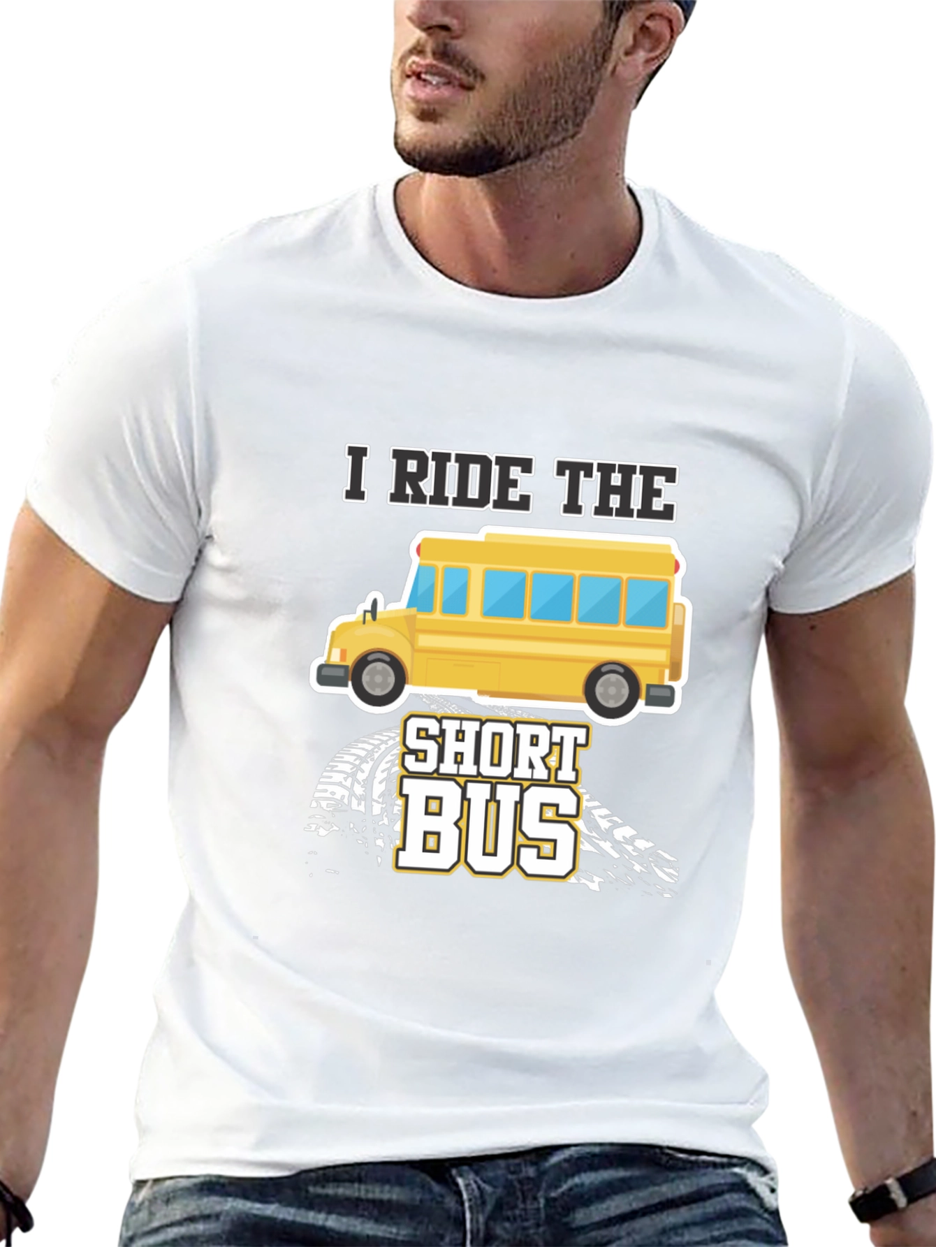 I Ride The Short Bus Graphic T-Shirt