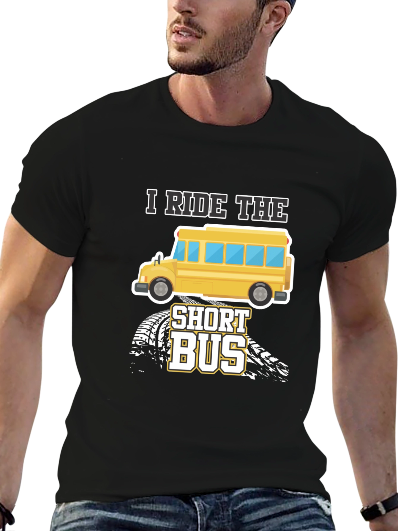 I Ride The Short Bus Graphic T-Shirt