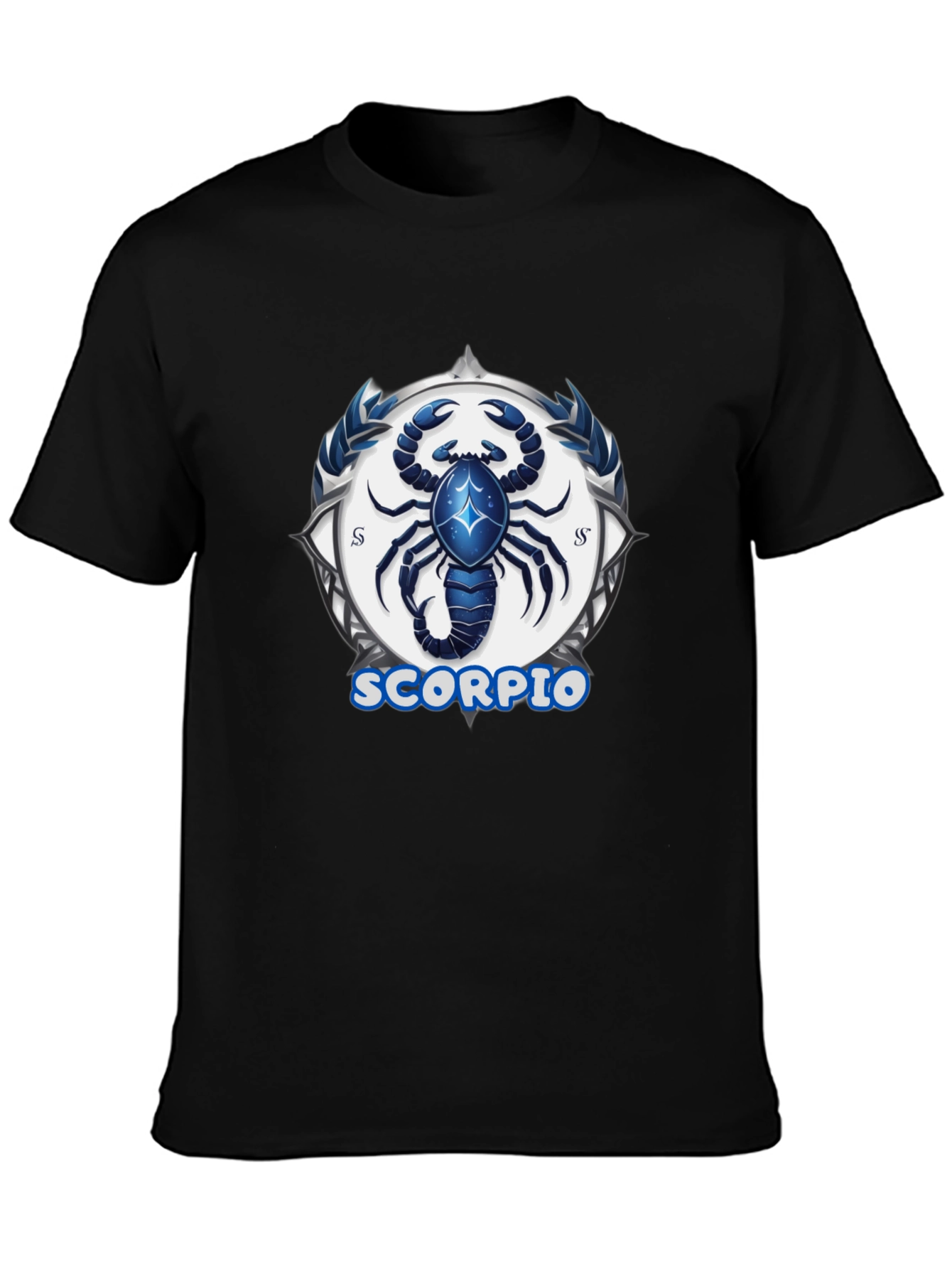 Scorpio Zodiac Graphic Tee - Black