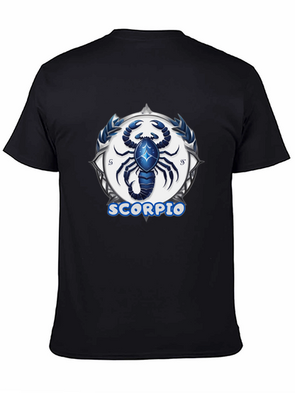 Scorpio Zodiac Graphic Tee - Black