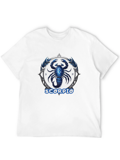 Scorpio Zodiac Graphic Tee - Black
